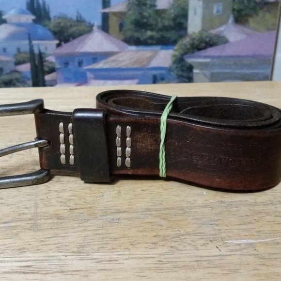 🐎Abercrombie New York Vintage Belt🚂 Size Fits 32"-38" Men,Authentic Leather. - Picture 6 of 10
